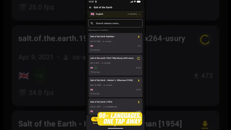 SubPlayer screenshot 1 (video preview)