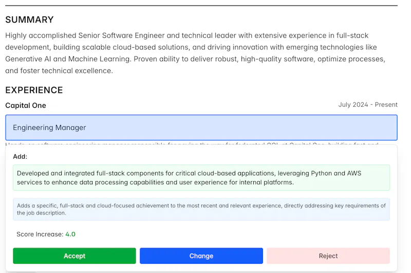 Resume Refiner AI screenshot 4