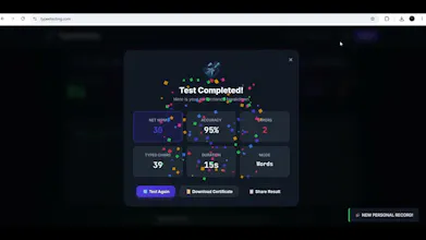 Free Typing Speed Test with Certificate gallery image