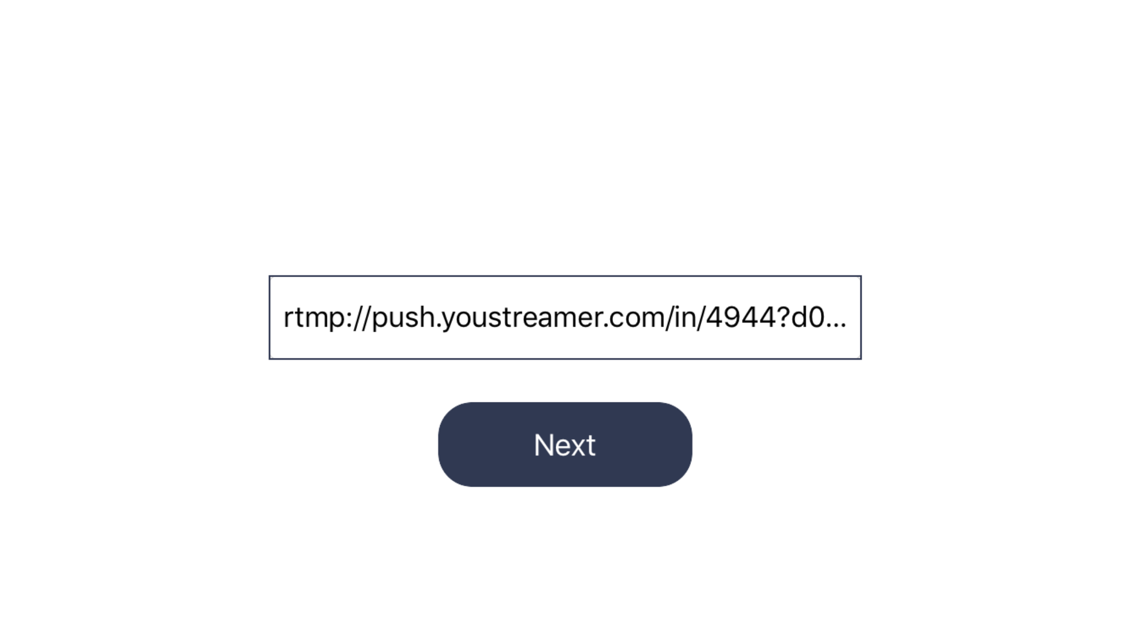 iOS RTMP streamer app gallery image