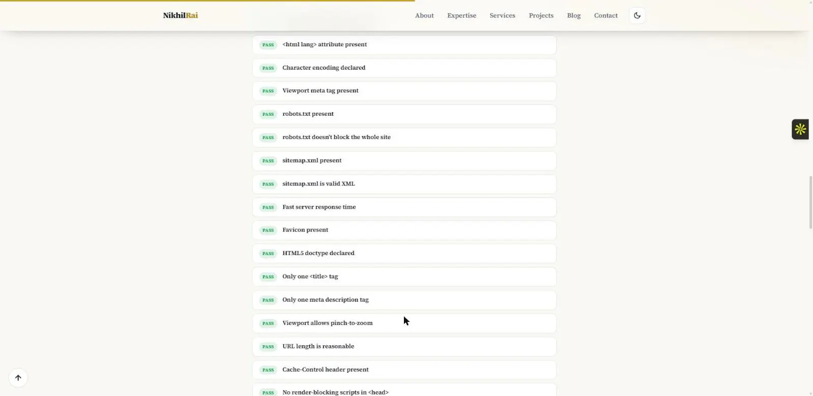 Free Instant SEO Audit screenshot 2