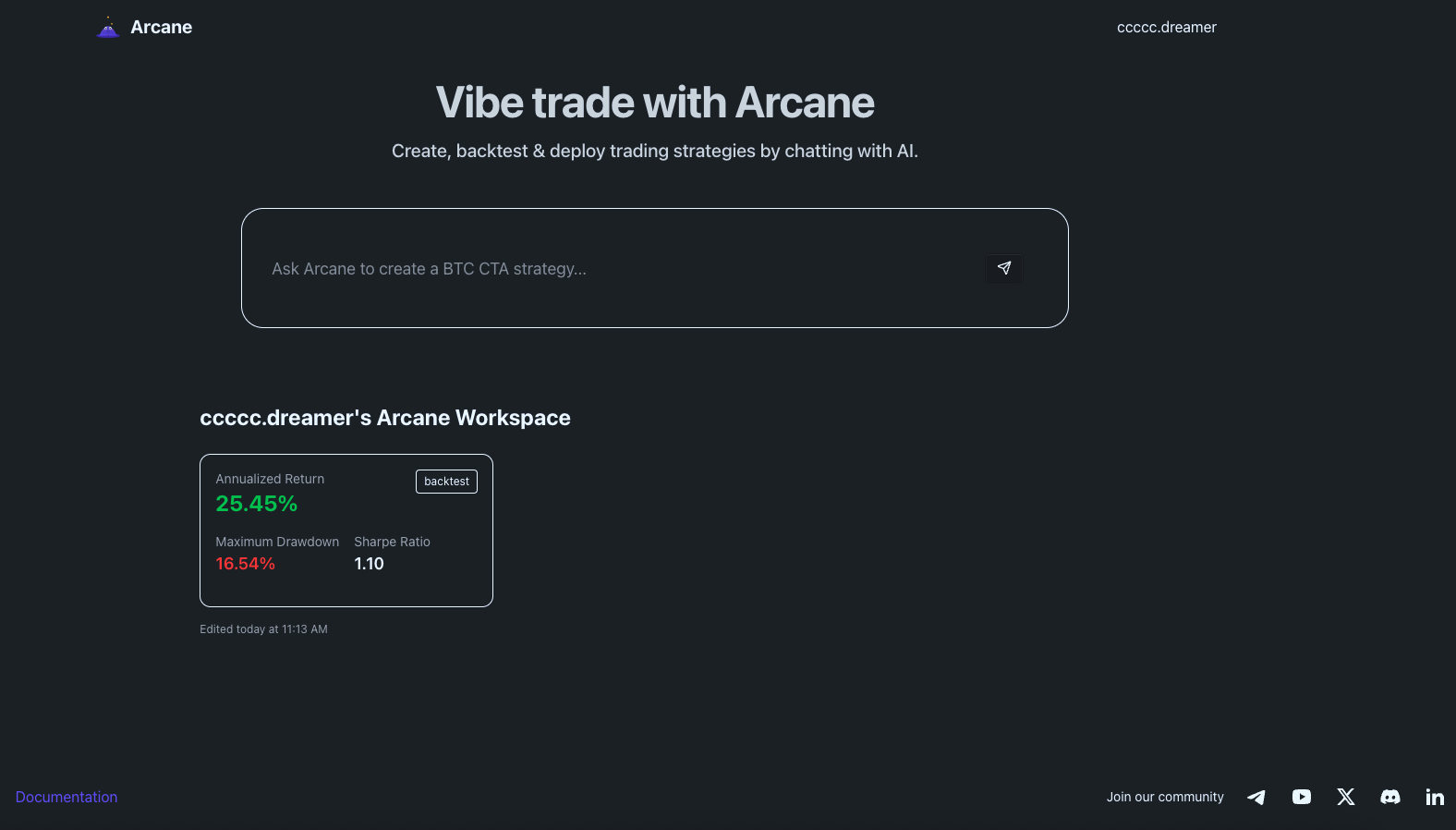 Arcane AI Bot Trading MVP Launch  gallery image