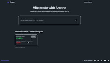 Arcane AI Bot Trading MVP Launch gallery image