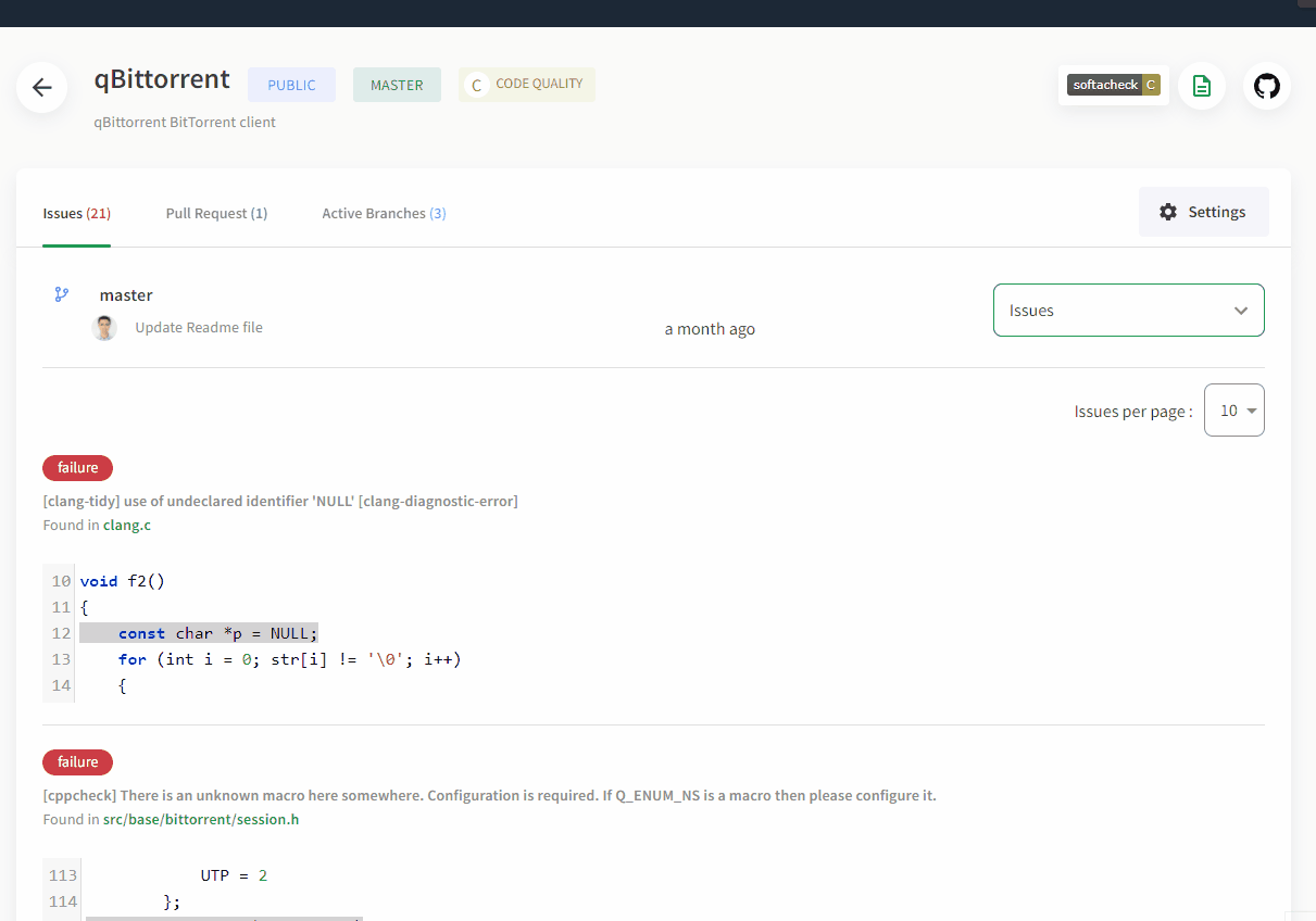 Softacheck - Trova bug nel codice C/C e genera documentazione media 2