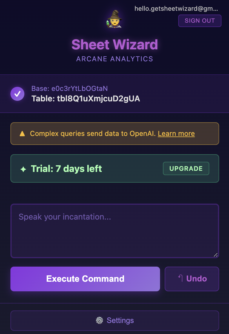 Sheet Wizard gallery image