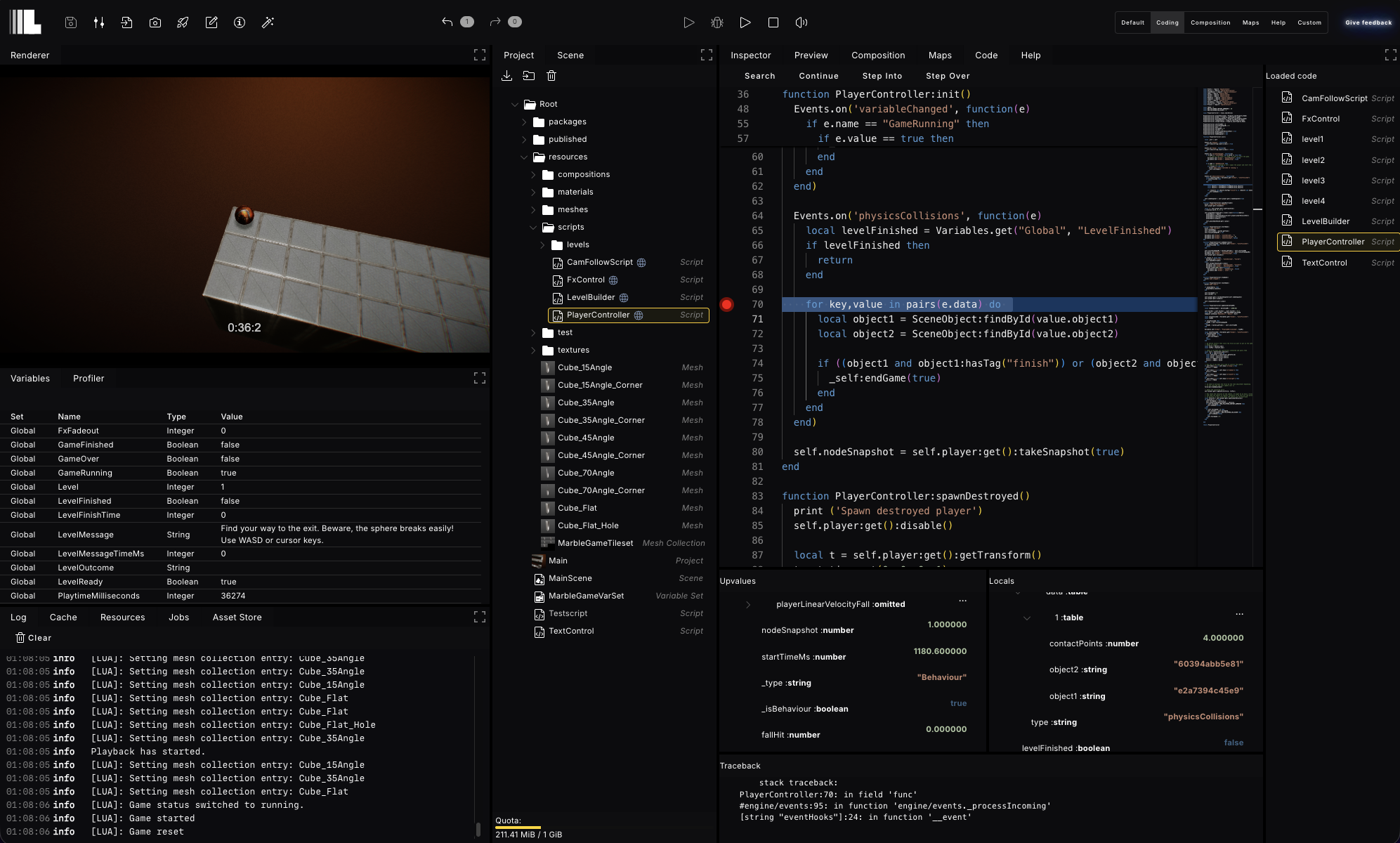 Lemonate 3D Engine - Screenshot 5 showing product features and functionality
