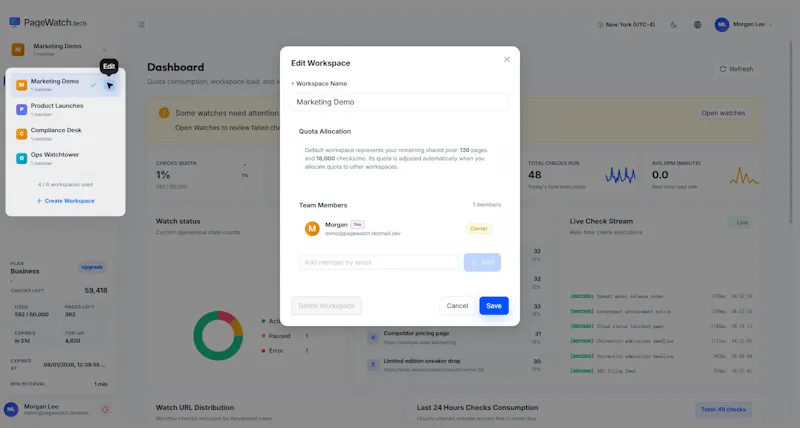 PageWatch screenshot 4