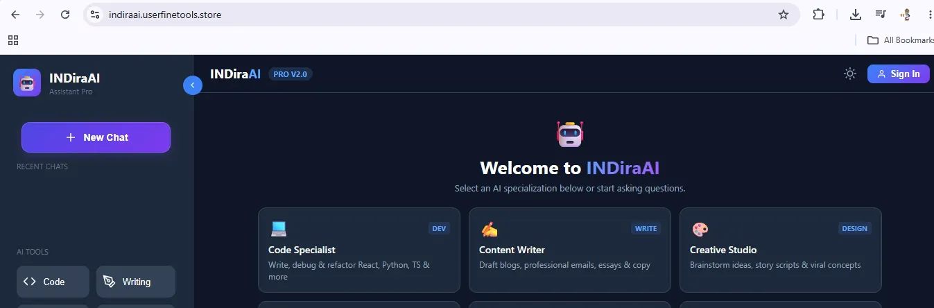 INDiraAI gallery image