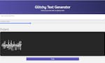 Glitchy Text Generator image