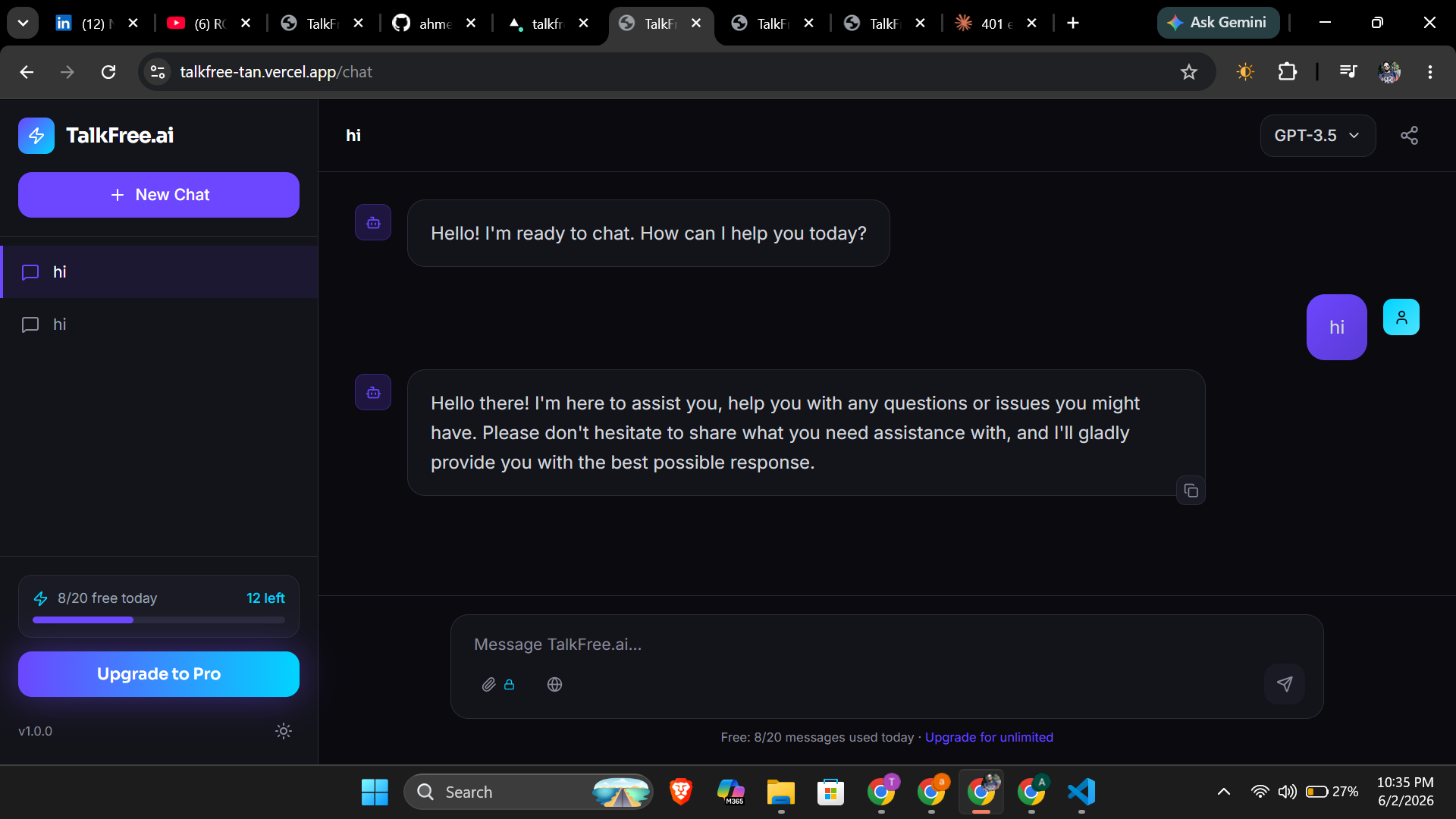 TalkFree.ai