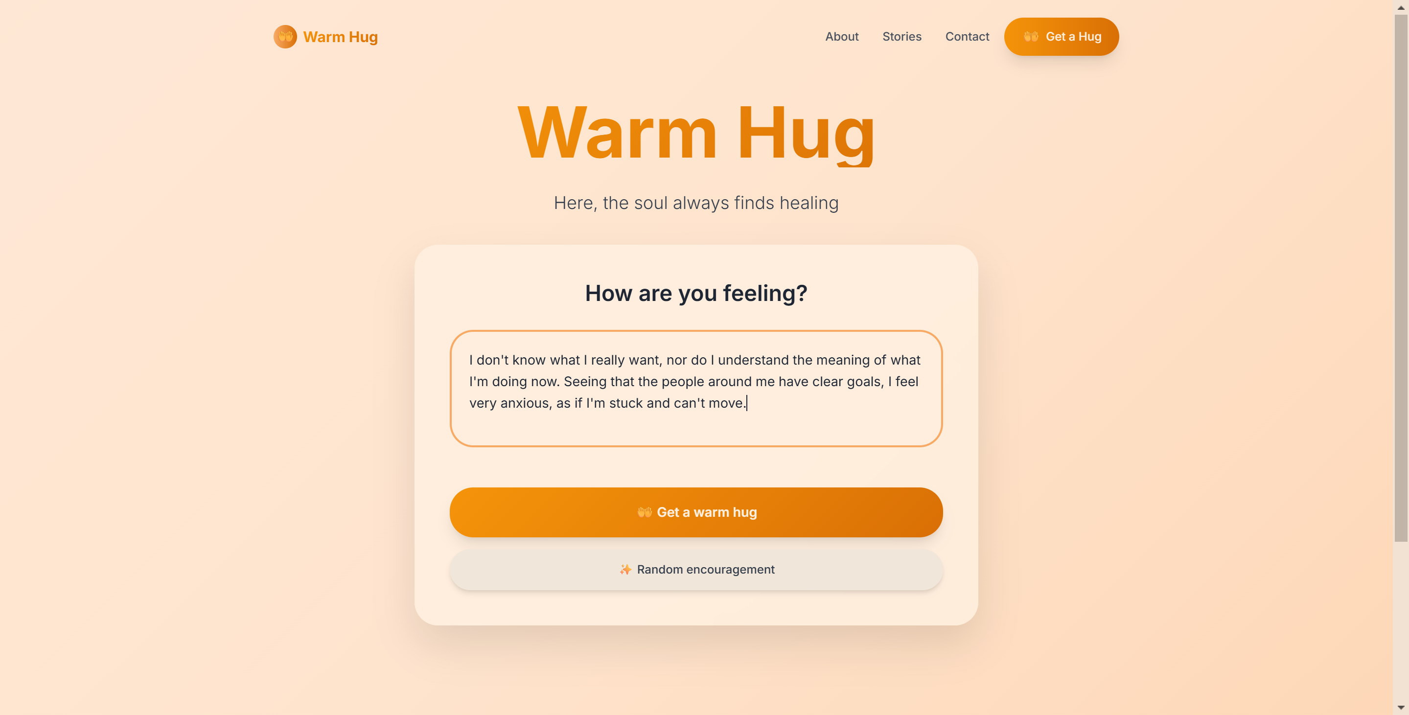 Warm Hug logo