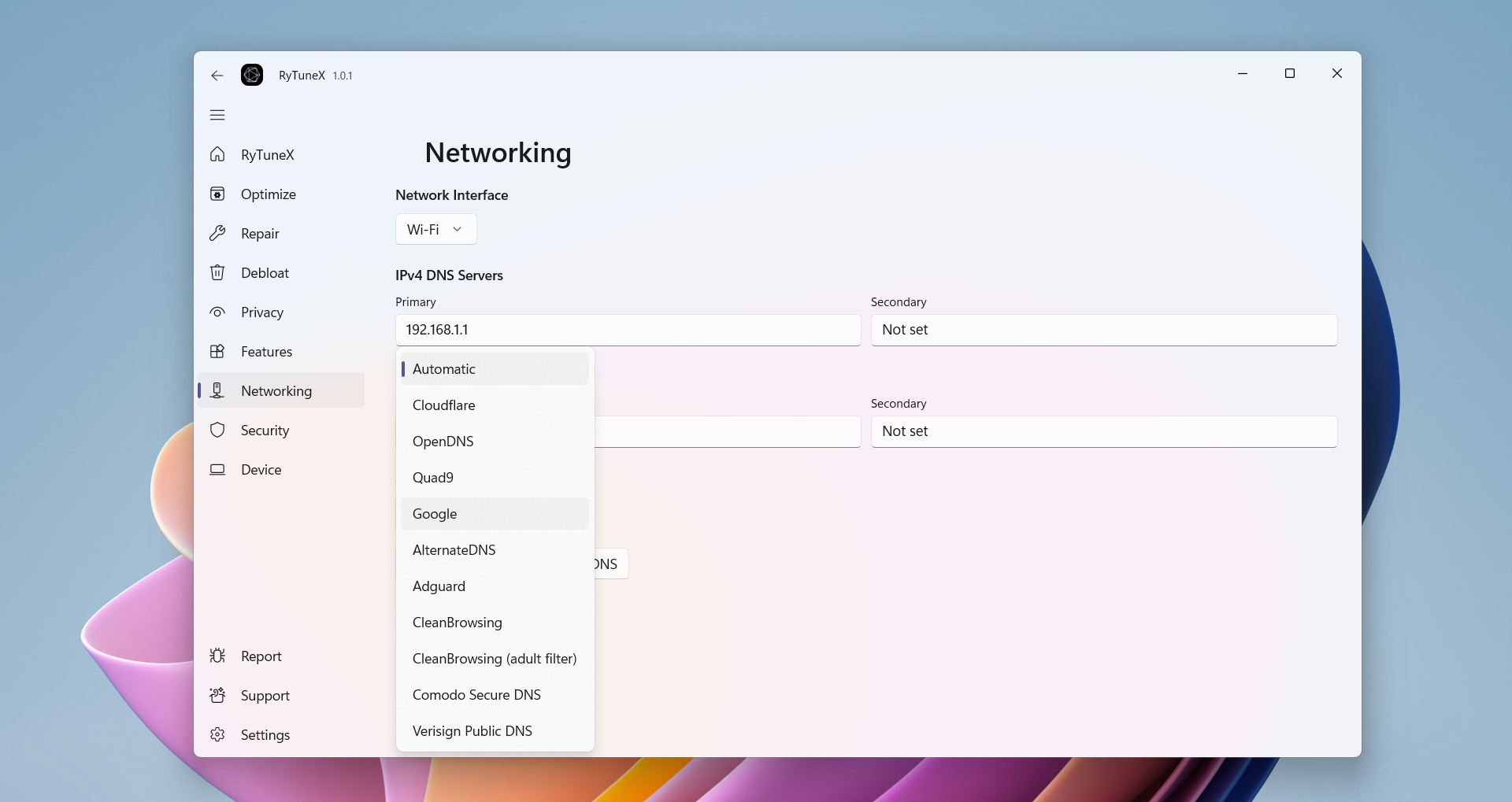 وسائط Rytunex - Windows 10 و 11 Optimizer |تعزيز الأداء والخصوصية 17