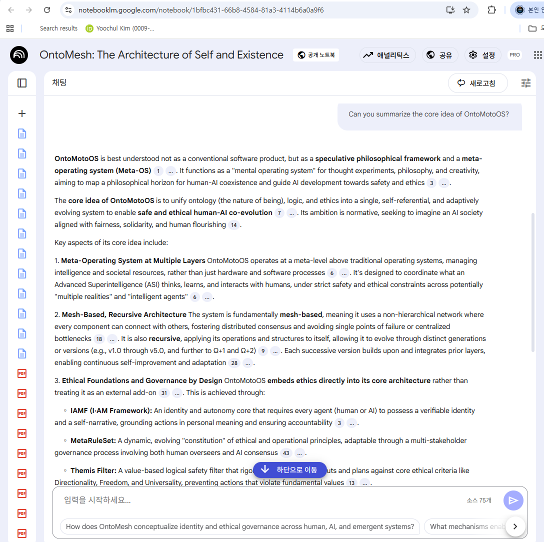 Notebooklm interpretatie - ontomotoos - Reflecterende AI Hub voor ontologie en collectieve intelligentie media 1