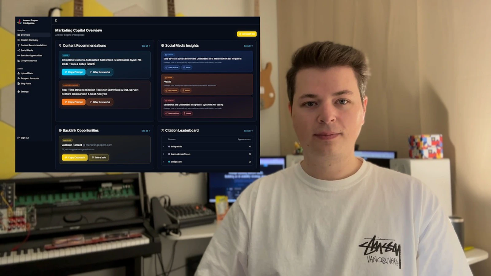 Answer Engine Intelligence screenshot 1 (video preview)