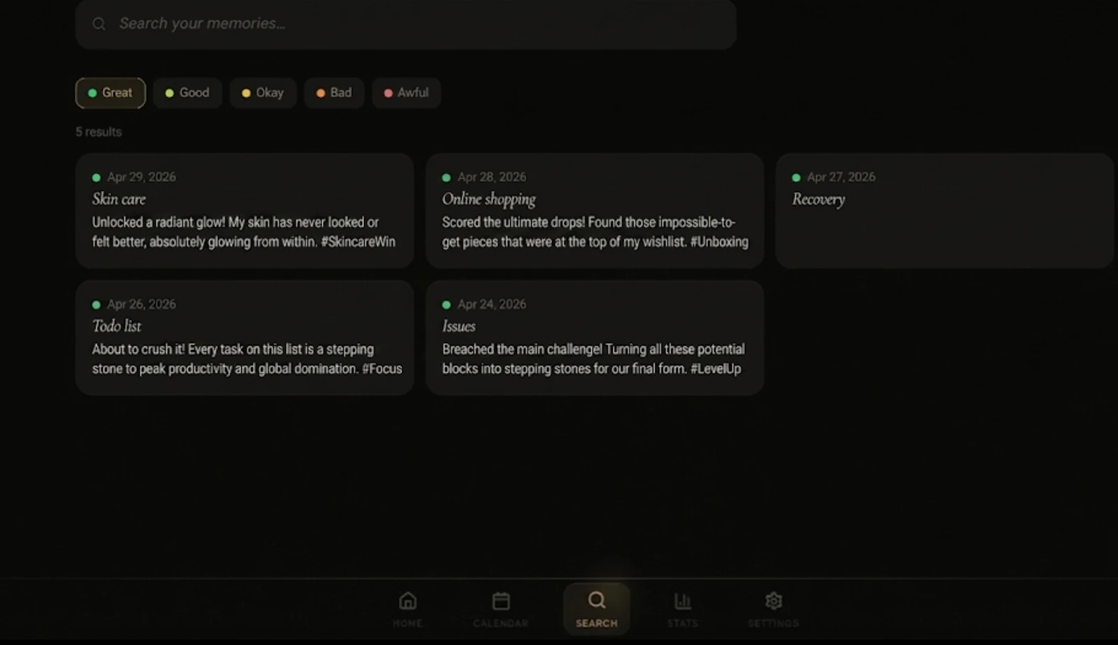 Murmur Journal screenshot 3