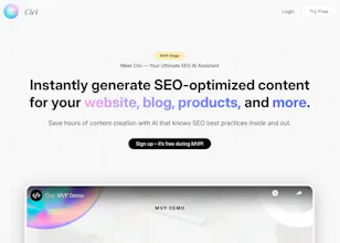 Cici MVP, Your SEO Content AI Assistant gallery image