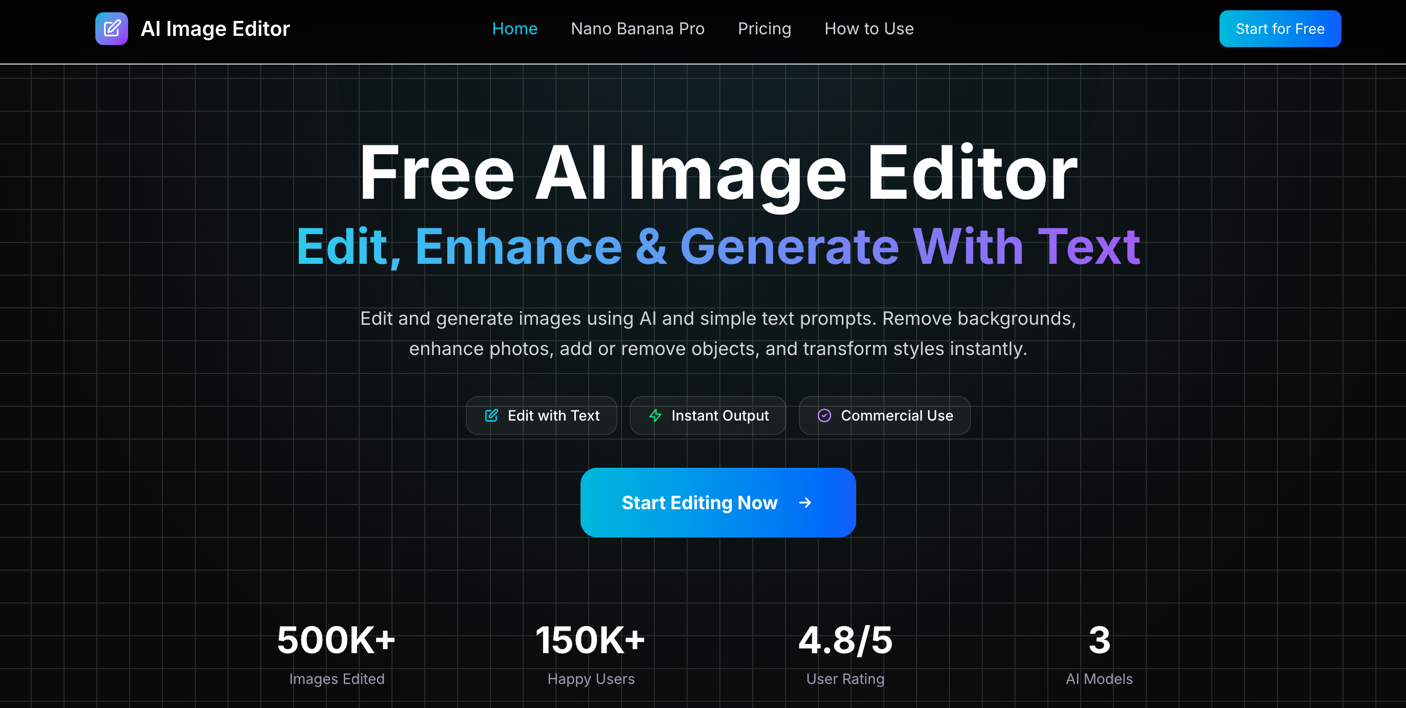 Free AI Image Editor - Edit With Text gallery image