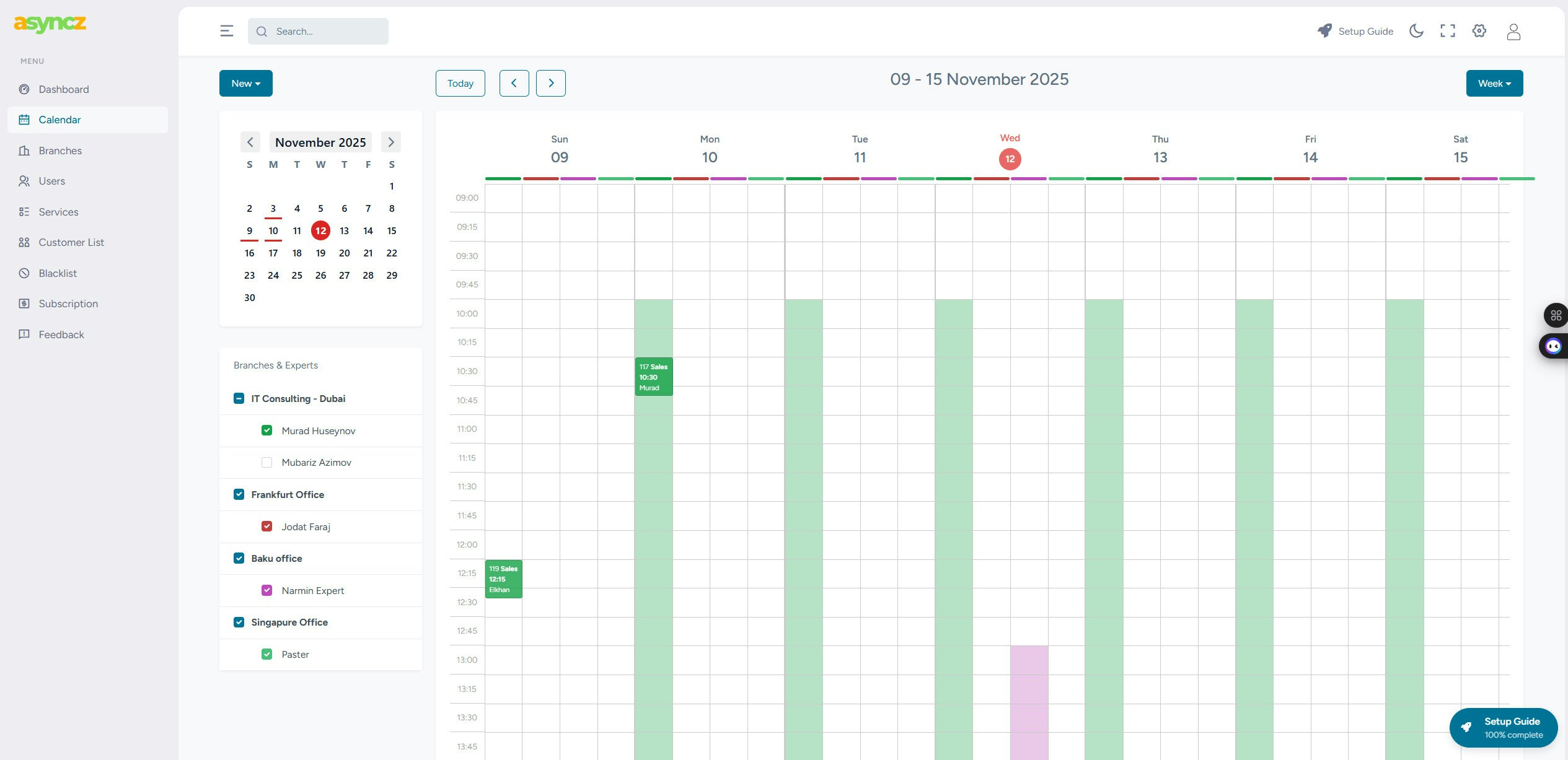 Asyncz 2.0 – Redesign - Main screenshot showing features and interface