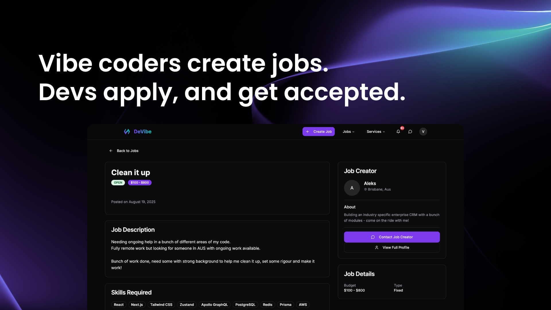Mídia 3 de Devibe - Conectando codificadores de vibração com desenvolvedores