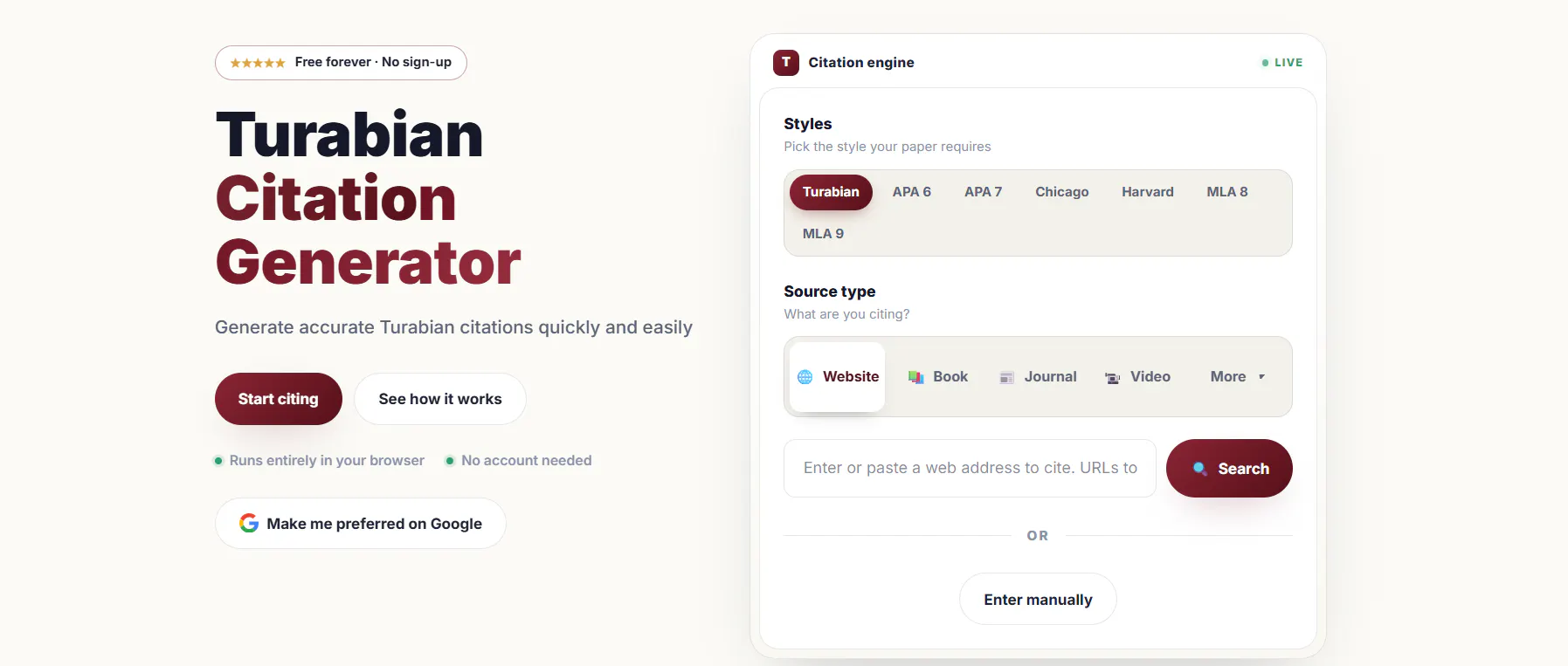 Turabian Citation Generator gallery image