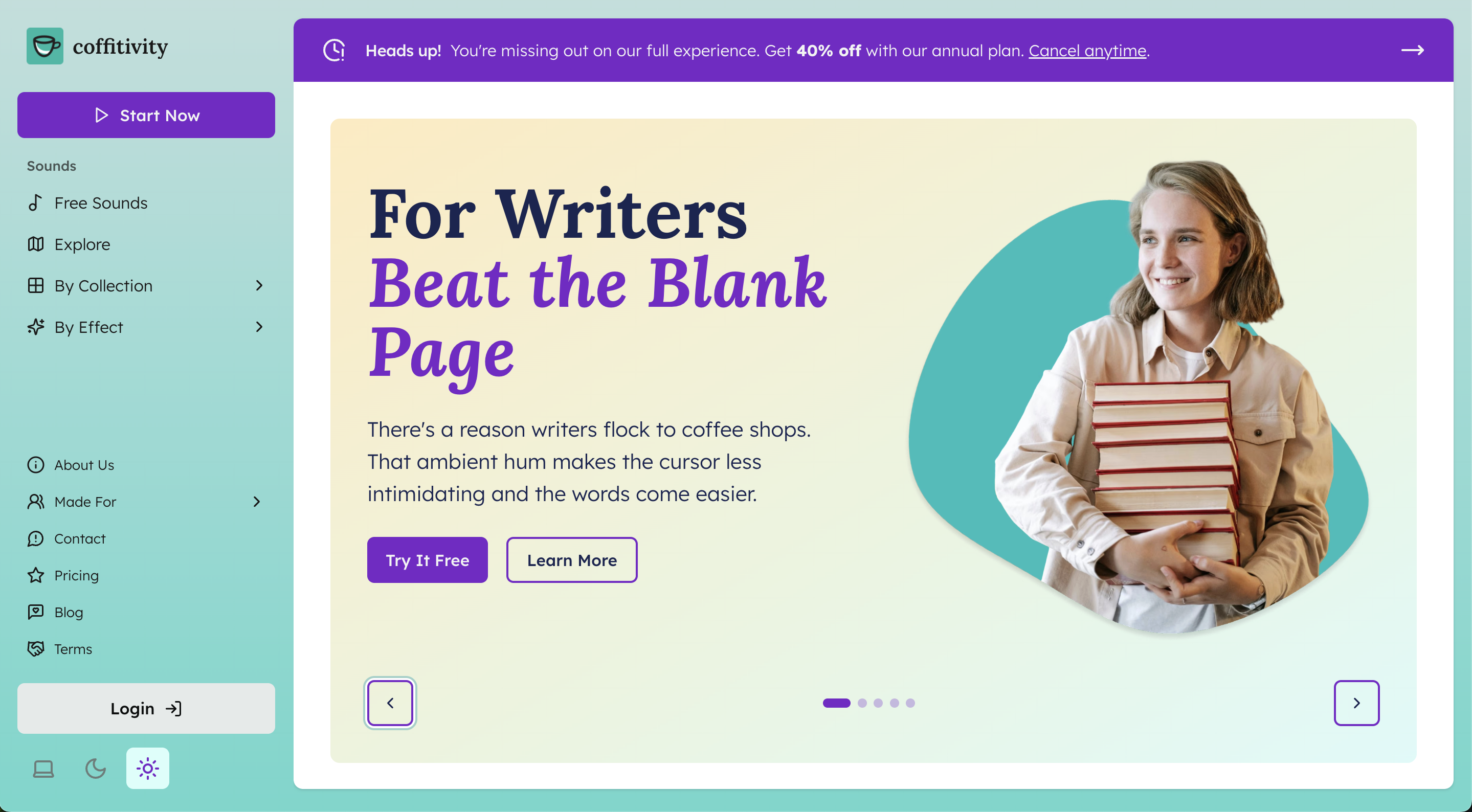 Coffitivity Expanded Library - Main product screenshot demonstrating key features and user interface