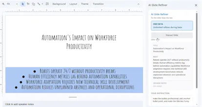 Google Slides AI Plugin gallery image