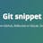 Git snippet