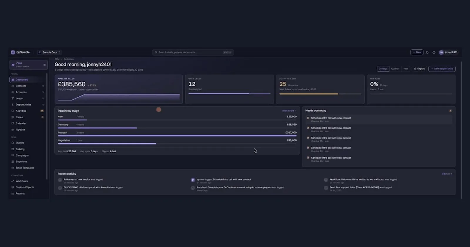 OpSemble screenshot 1