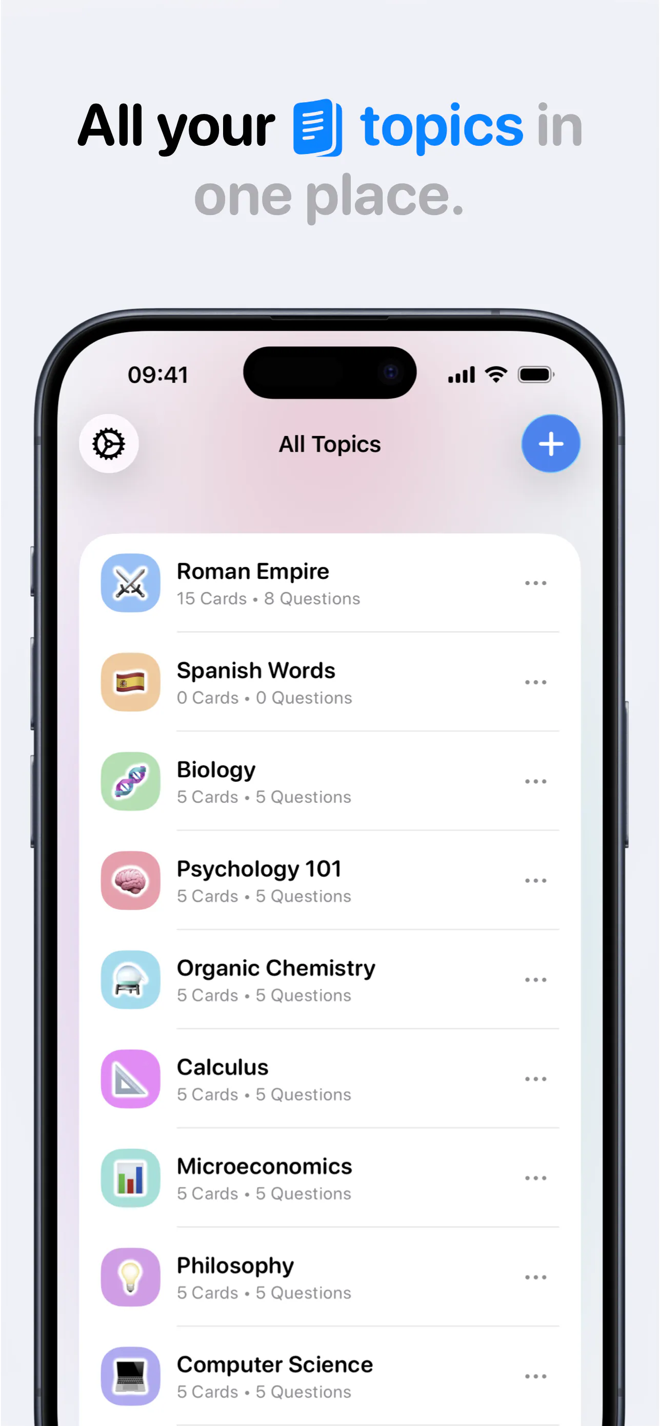 Flashio: AI Flashcards with Focus Lock 截图 8