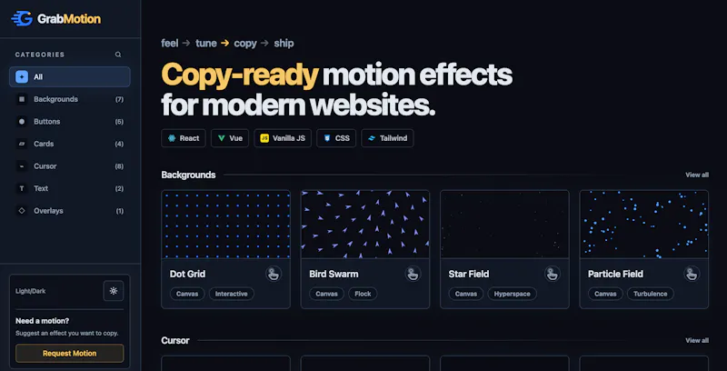 GrabMotion screenshot 3