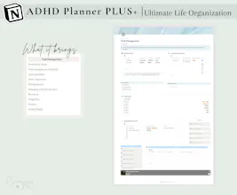 ADHD+ Notion Life Planner | Ultimate gallery image