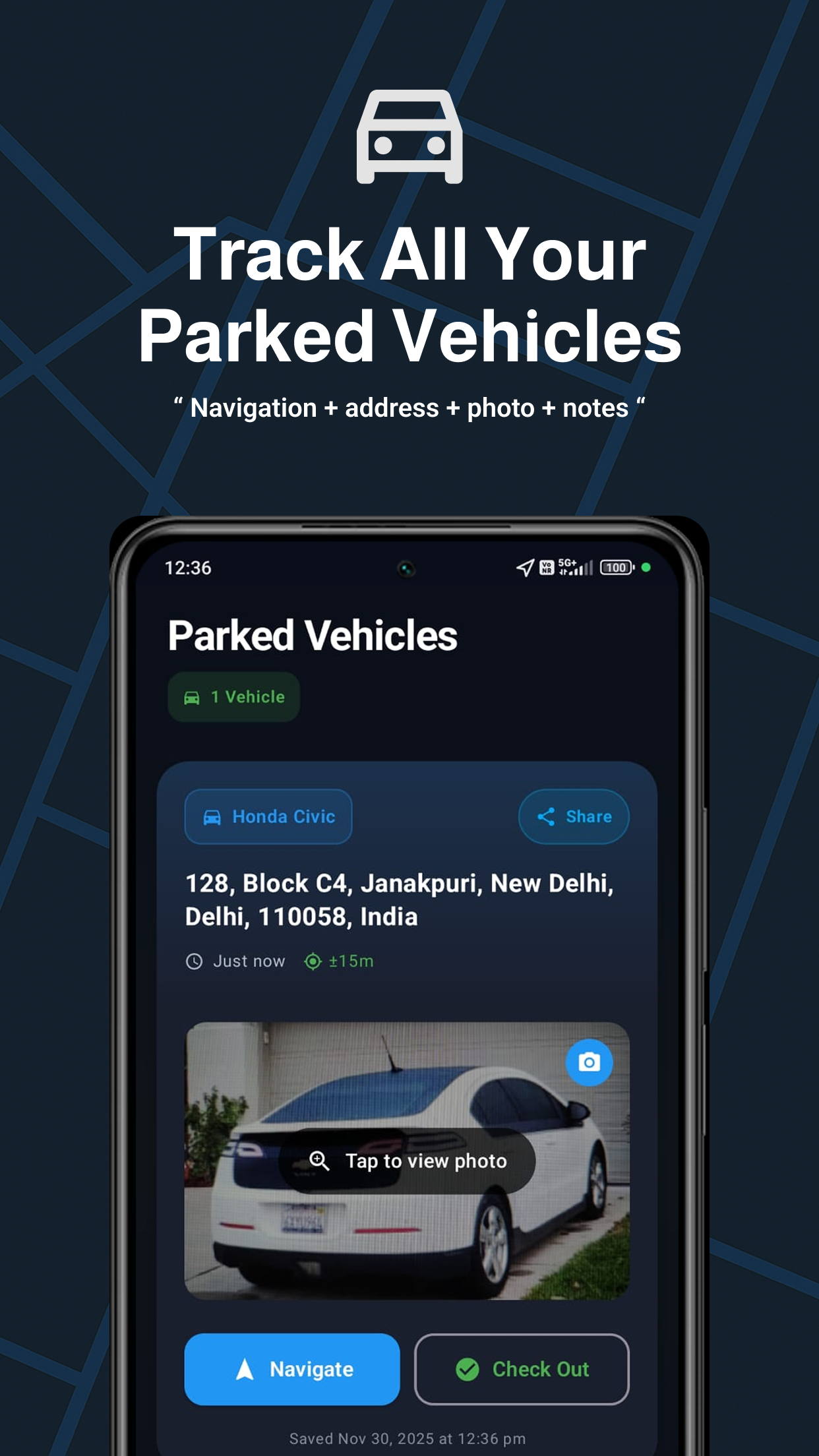 EasySpot - Never Lose Your Car Again - Screenshot 3 showing product features and functionality