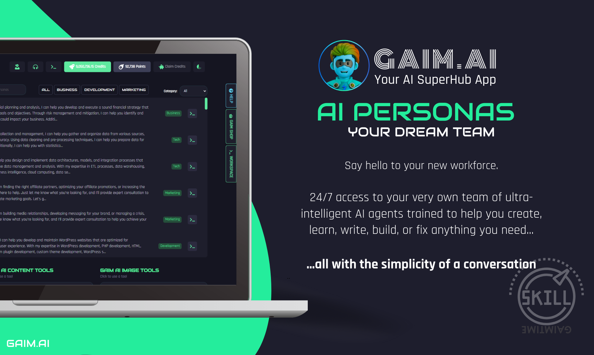 Gaim.ai Desktop App Medien 3