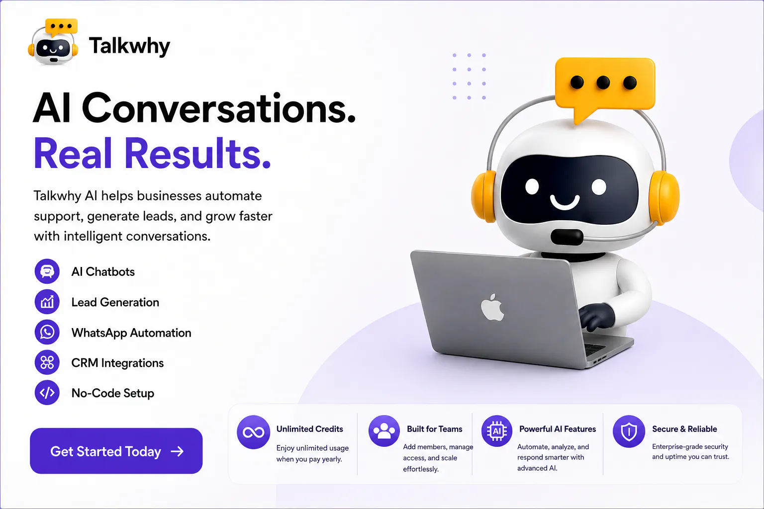 talkwhy chatbot screenshot
