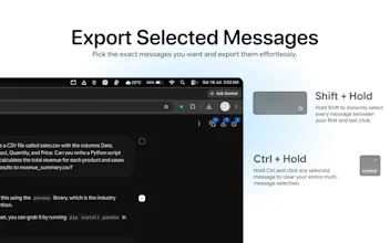 ConvoVault : AI Chat Exporter gallery image