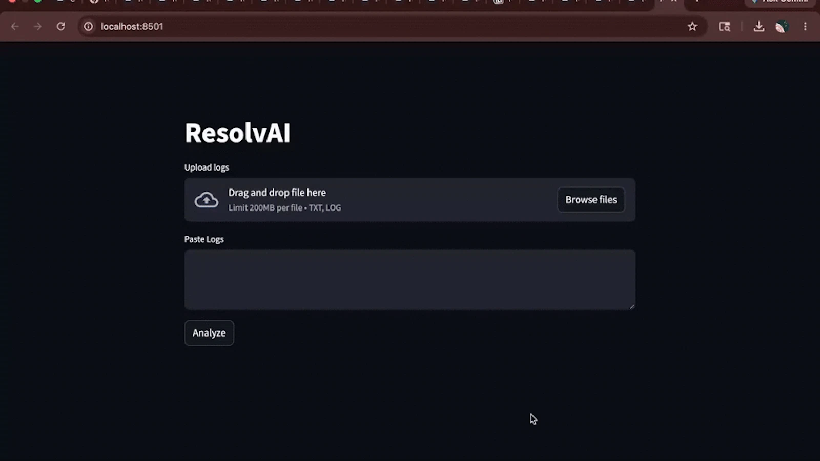 ResolvAI screenshot 1 (video preview)