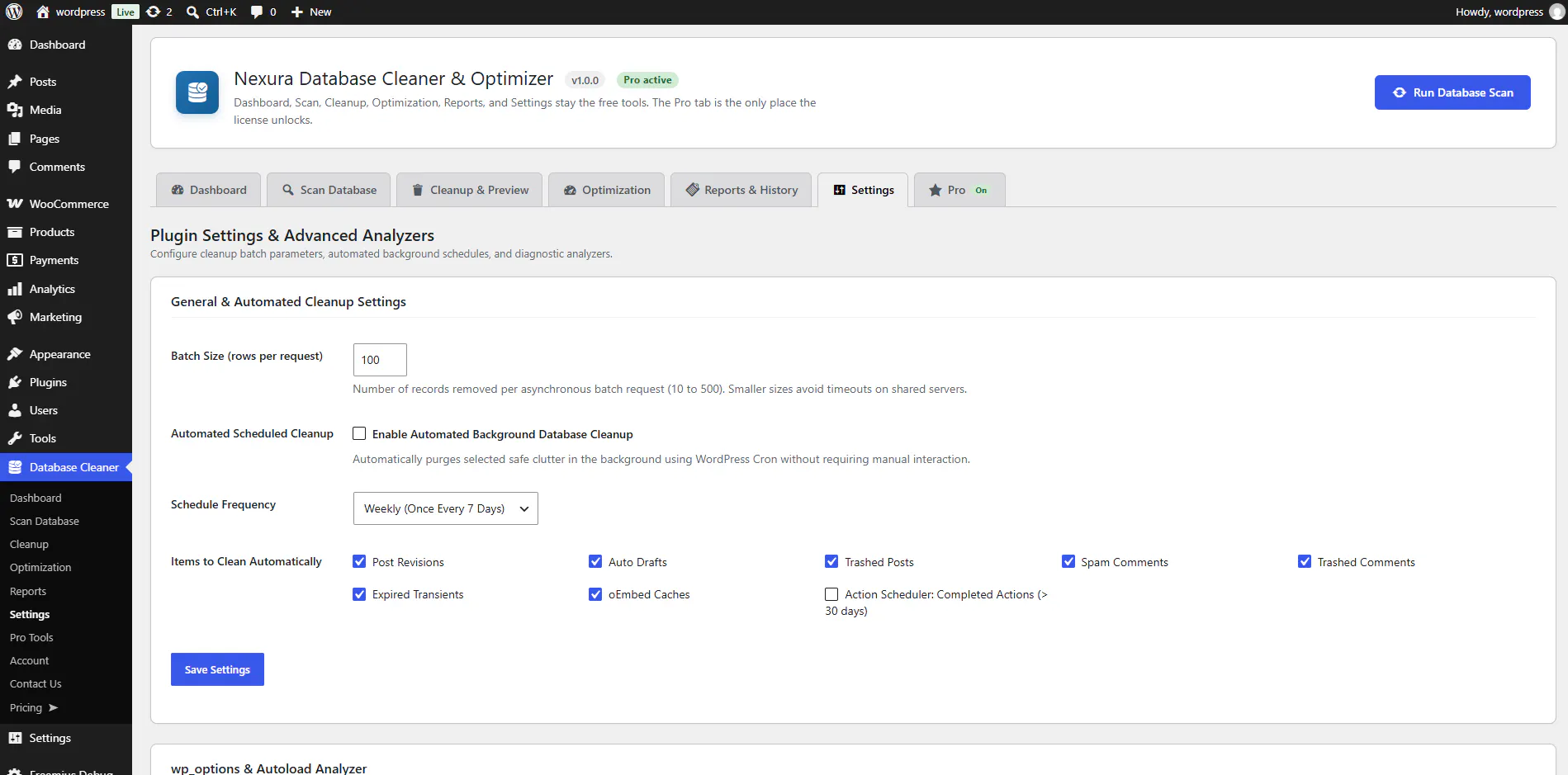 Nexura Database Cleaner & Optimizer gallery image