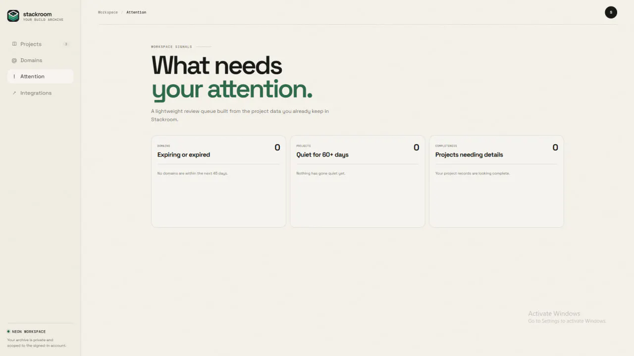 Stackroom — Your build archive gallery image