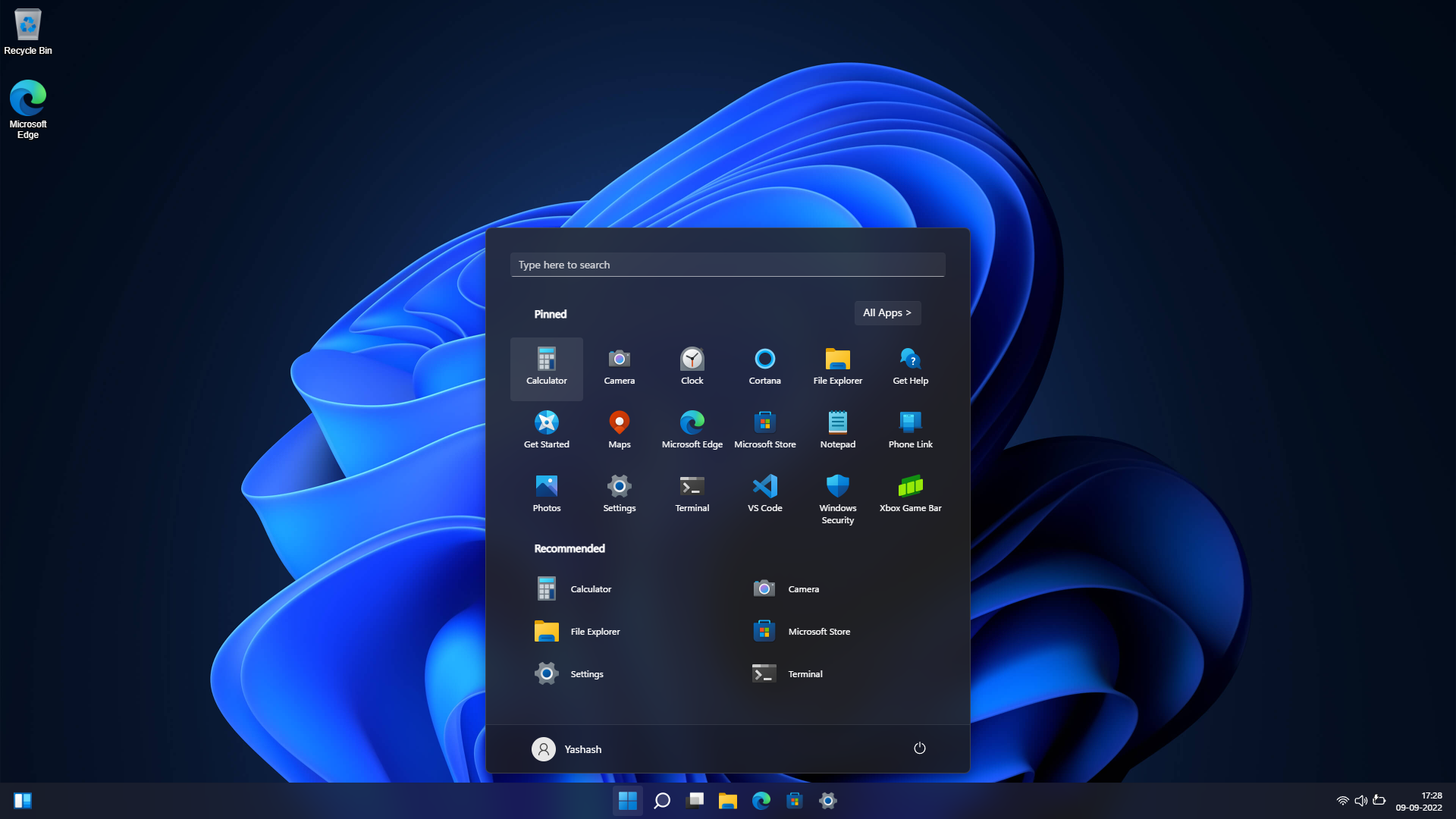 Windows 11 in Svelte gallery image