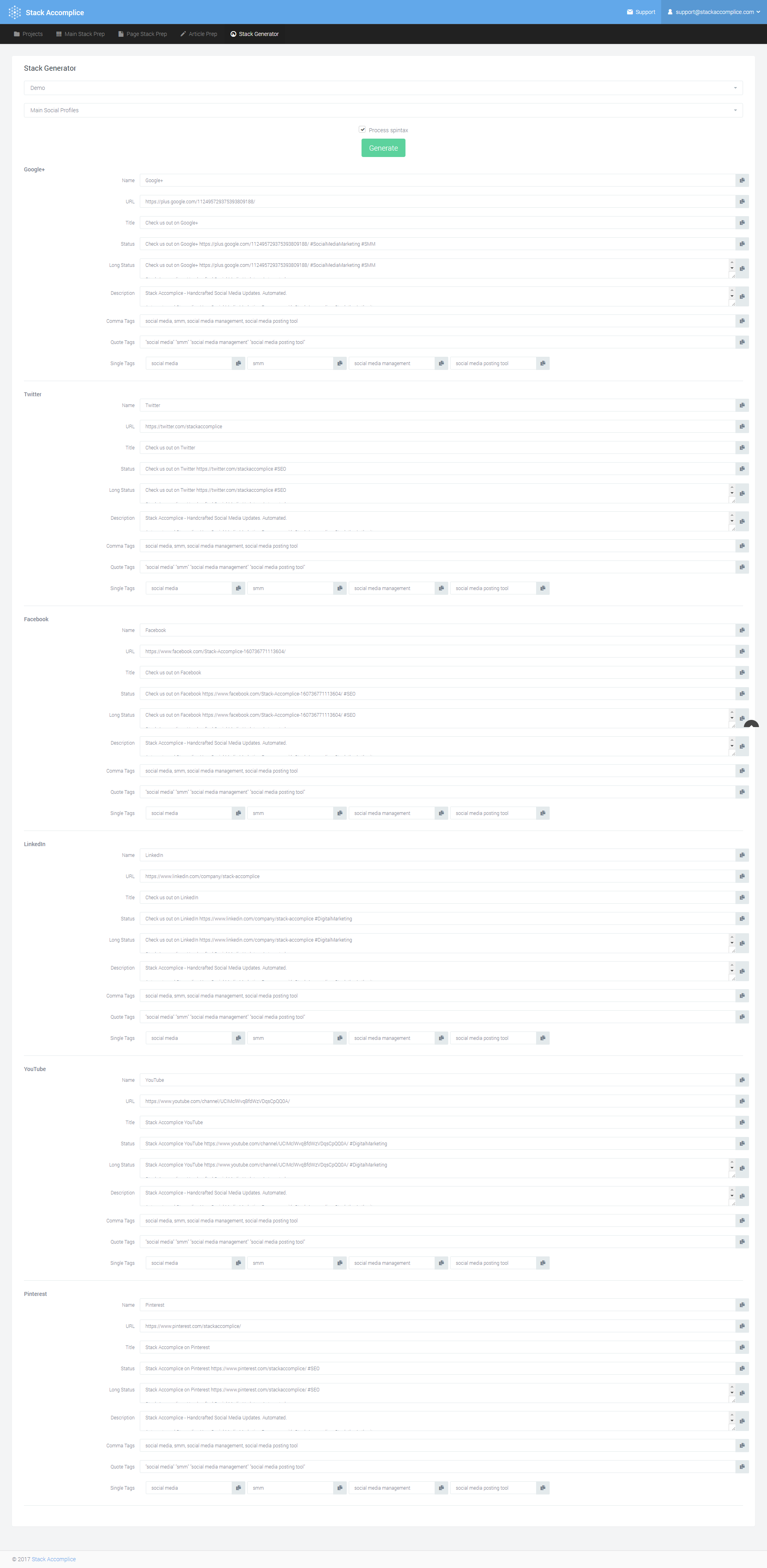 Stack Accomplice gallery image