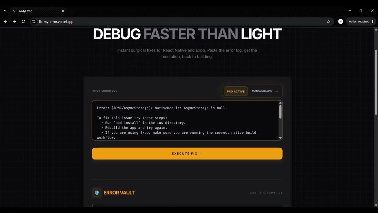 FixMyError gallery image