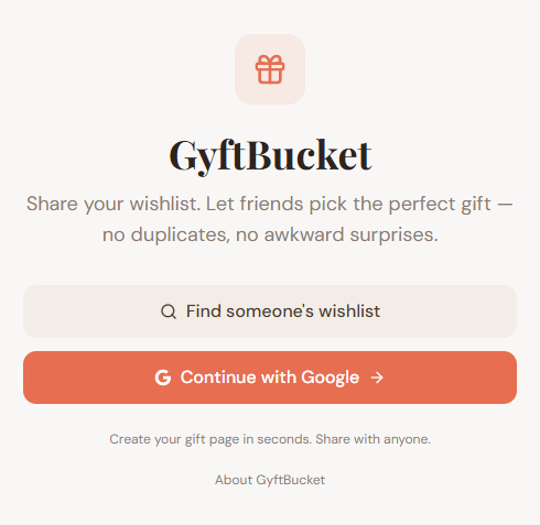 GyftBucket - Product Hunt launch logo