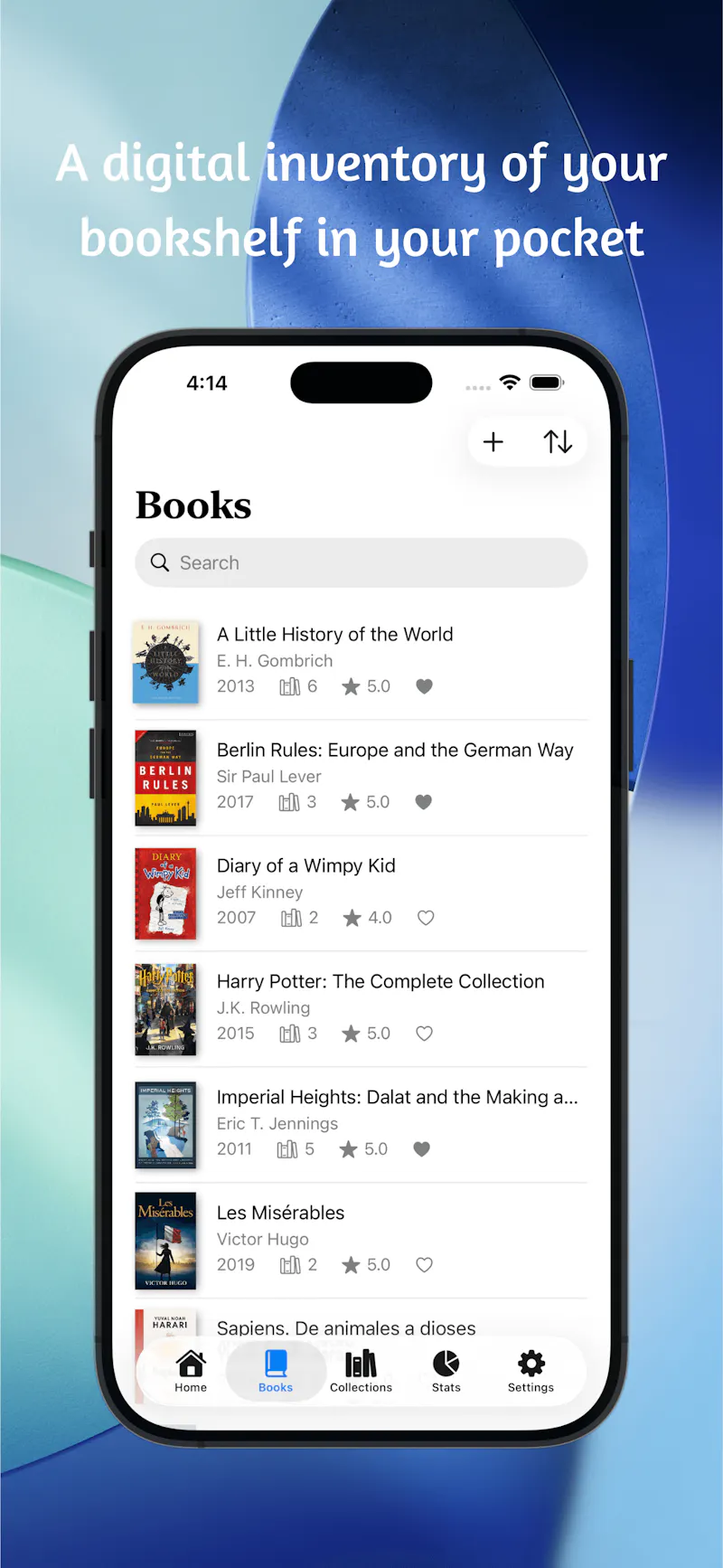 Bookshelf screenshot 2