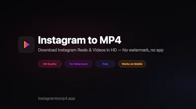 Instagram to MP4 gallery image