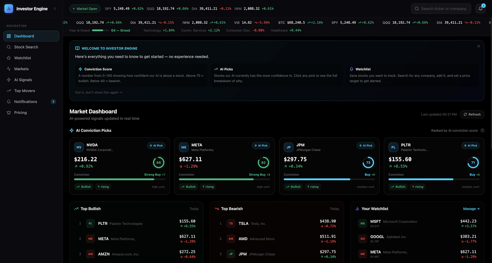 Investor Engine screenshot 1