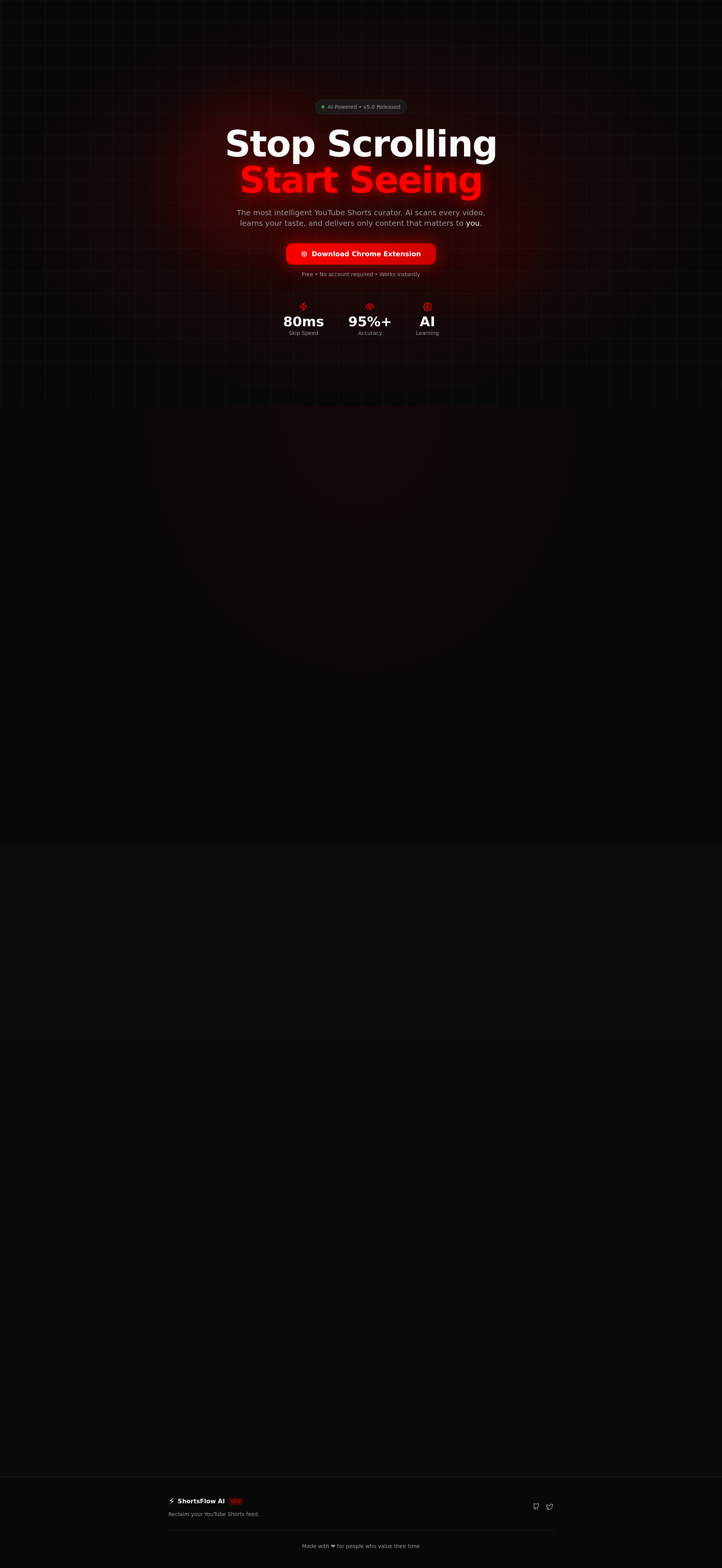 AI short curator - Main product screenshot demonstrating key features and user interface