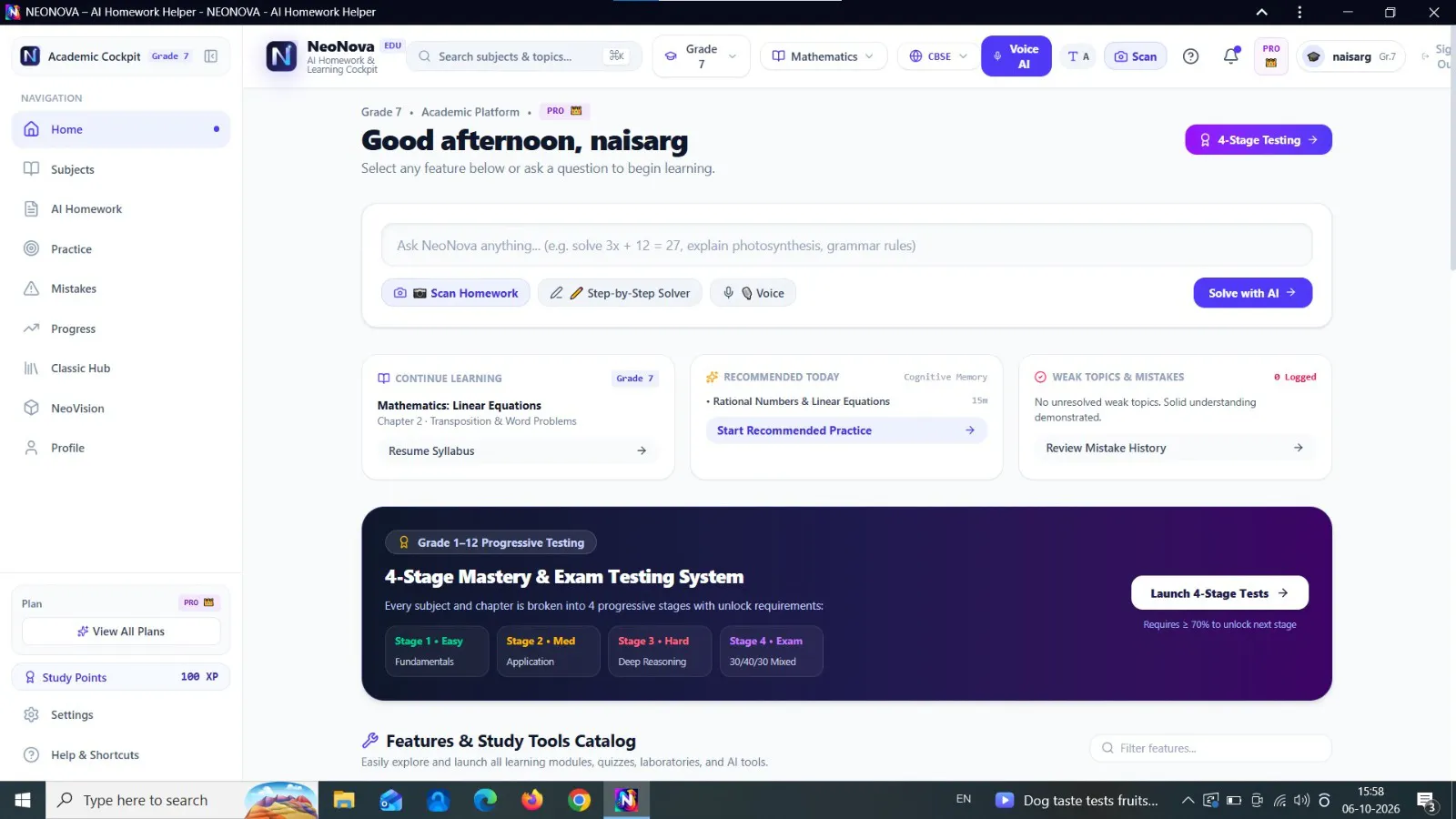 Neonova ai study studio  screenshot 1