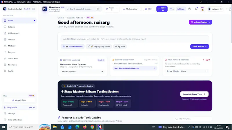 Neonova ai study studio  screenshot 1