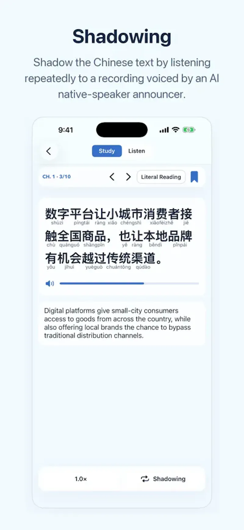 News Chinese: Learn Mandarin screenshot 3