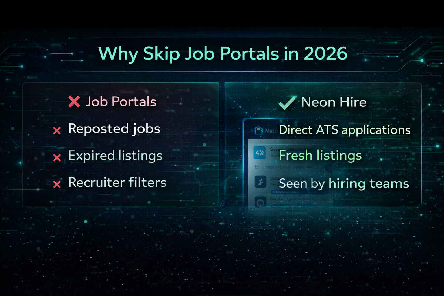 Neon Hire - Screenshot 3 showing product features and functionality